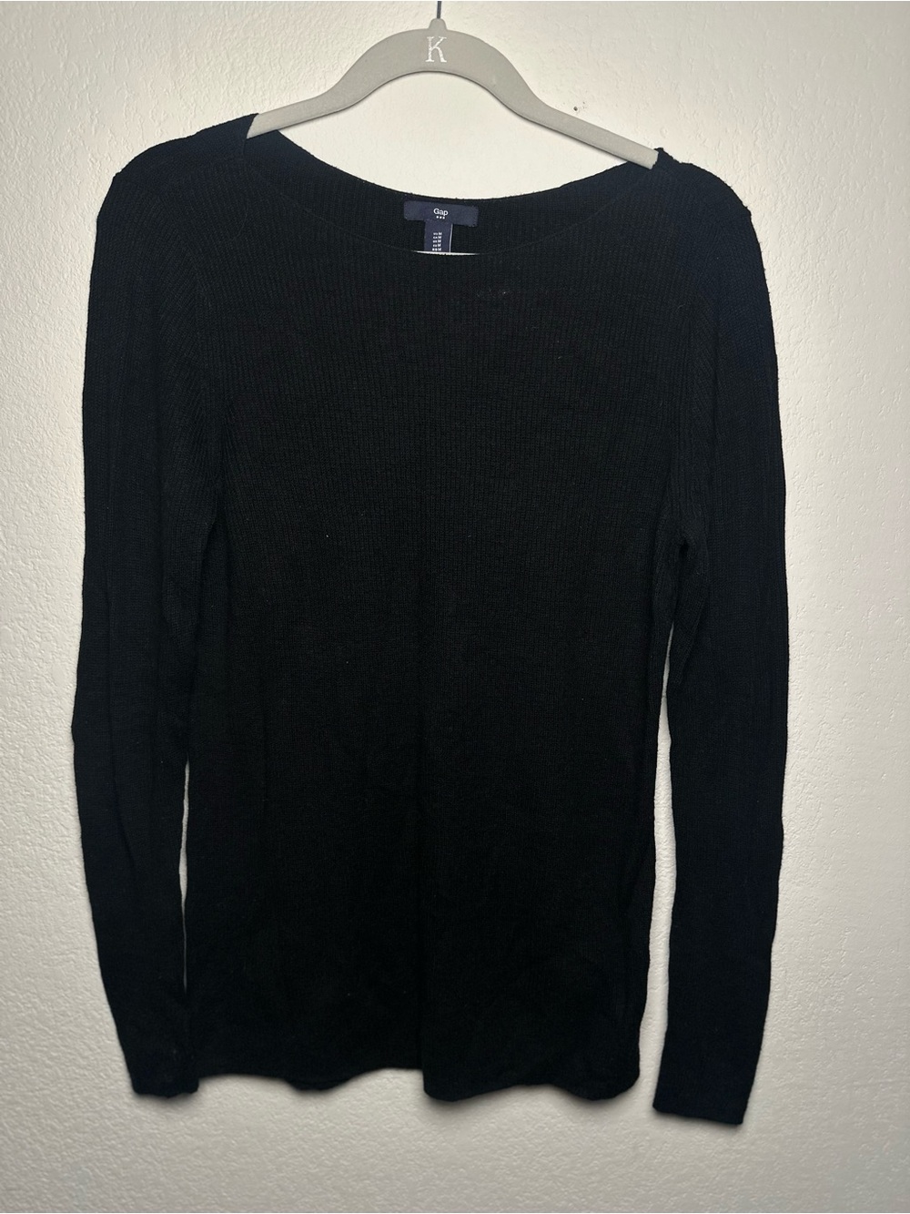 GAP Black Crew Neck Sweater